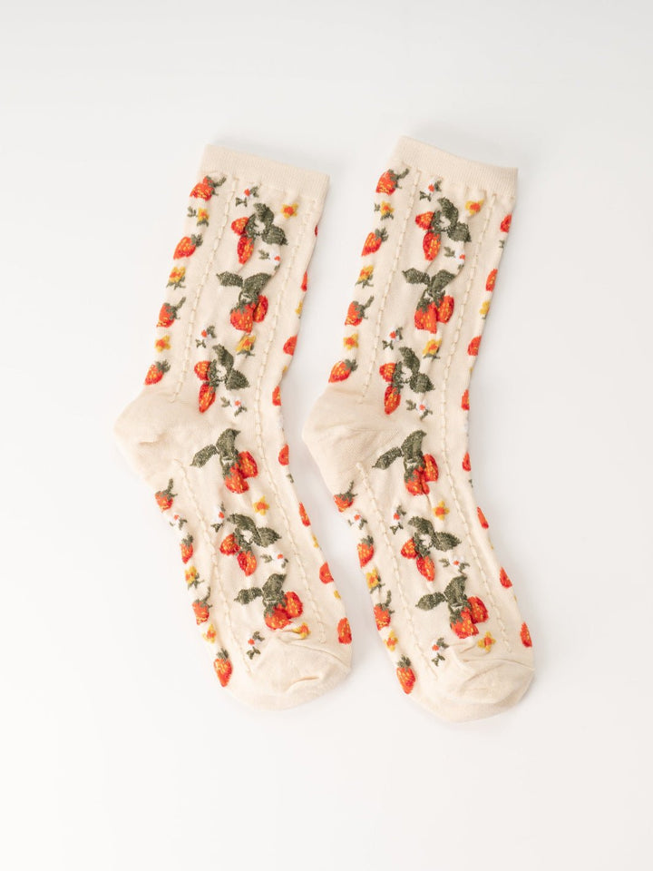 Women's Strawberry Farm Socks - Heyday