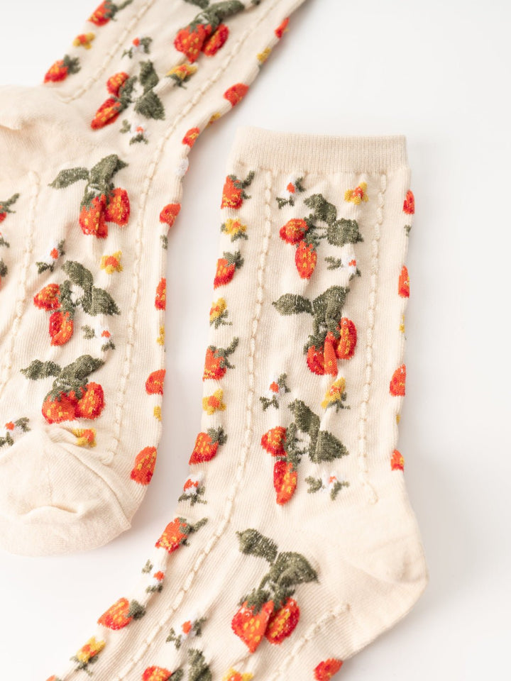 Women's Strawberry Farm Socks - Heyday