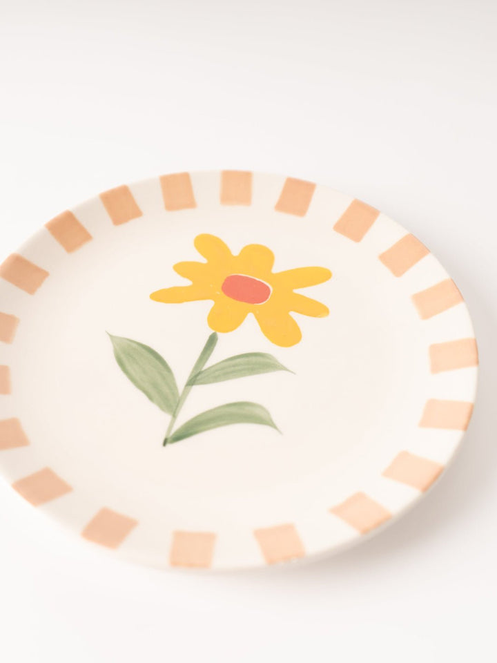 Yellow Flower Plate - Heyday