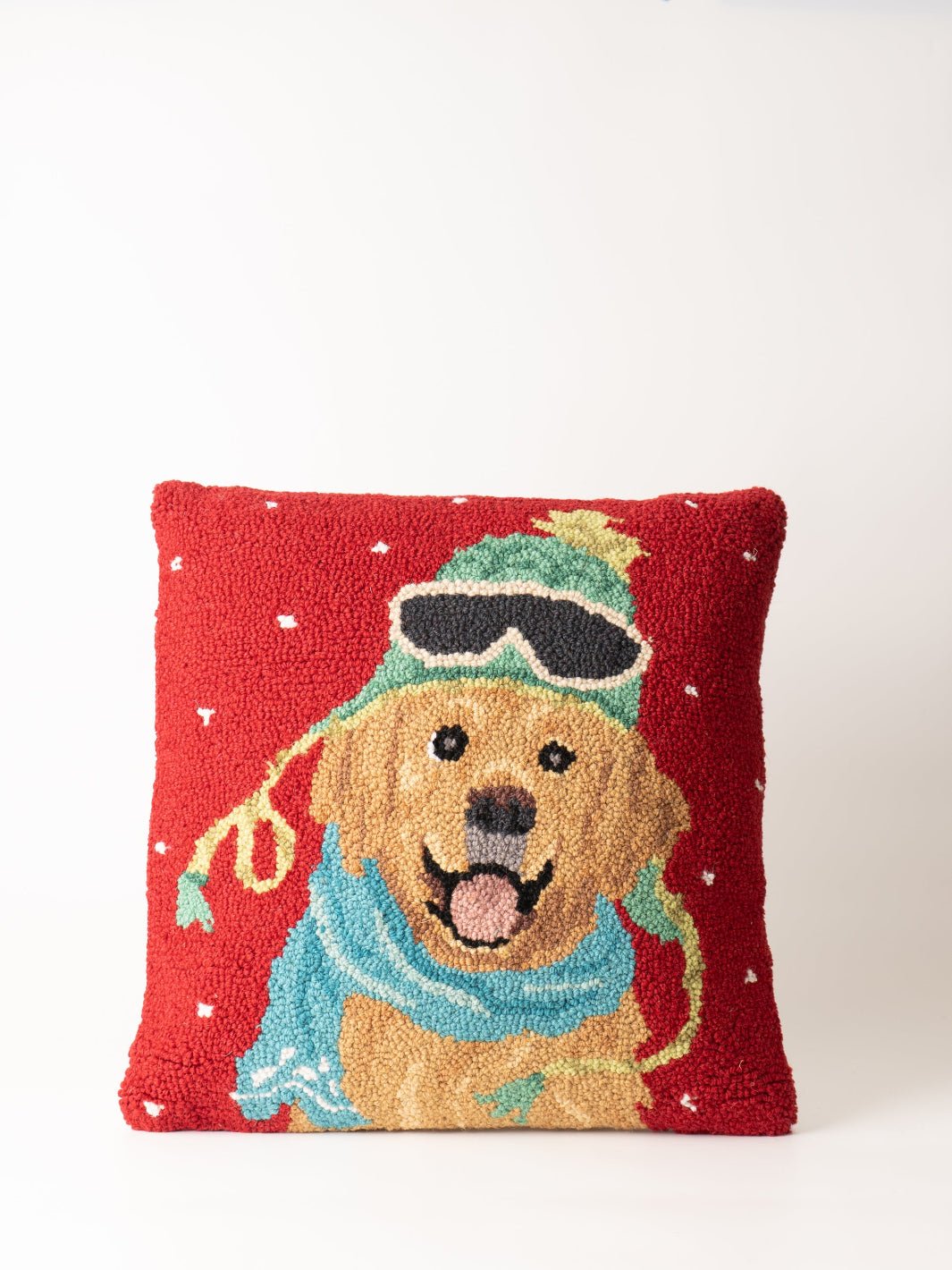 Yellow Lab Ski Goggle Hook Pillow - Heyday