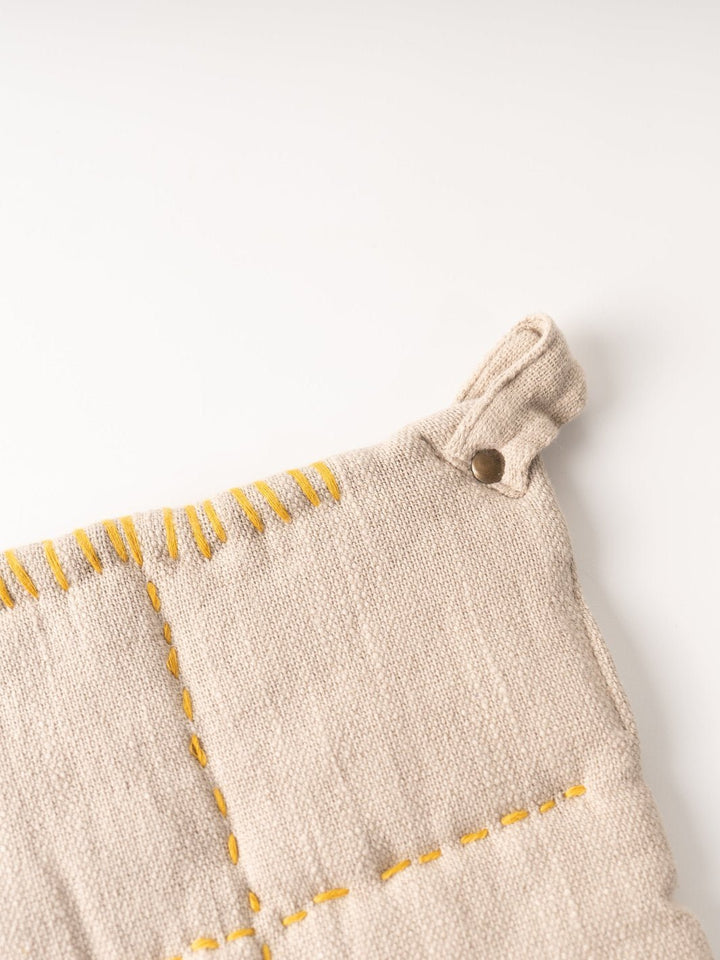 Yellow Stitch Embroidered Pot Holder - Heyday