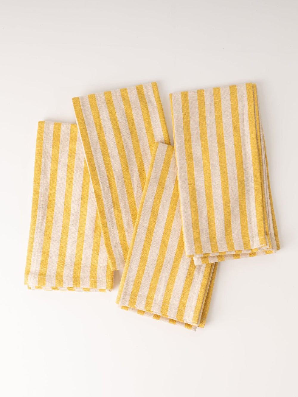 Yellow Strip Napkin Set - Heyday