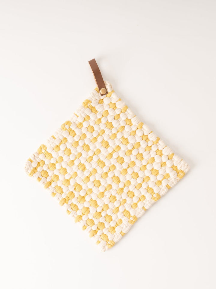 Yellow Woven Pot Holder - Heyday