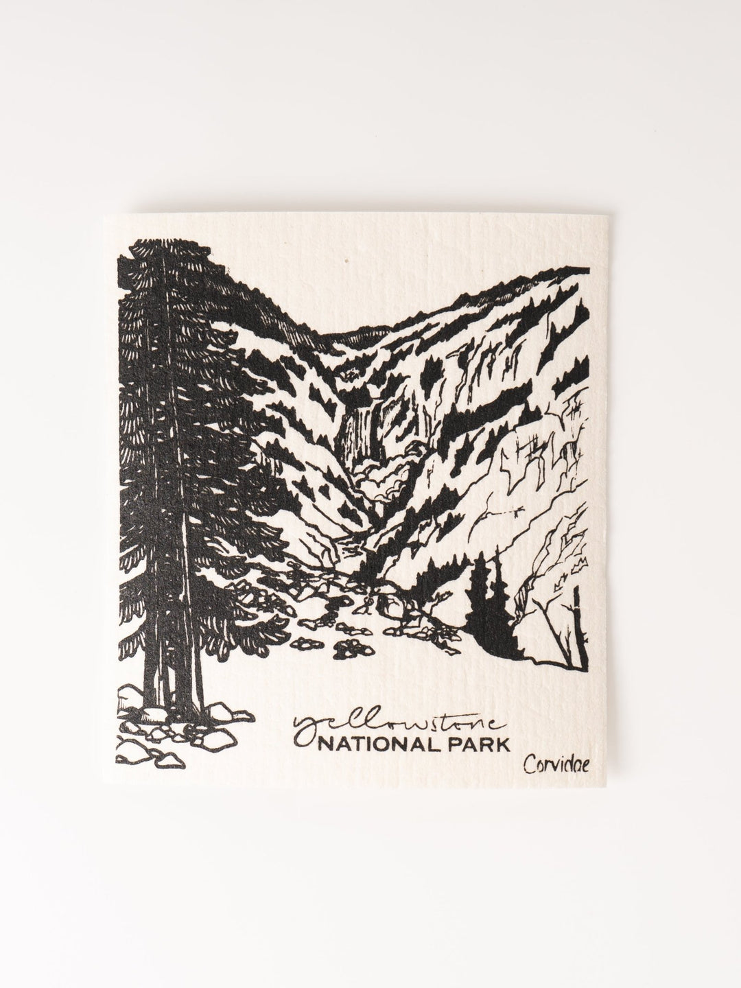 Yellowstone Falls Swedish Dishcloth - Heyday