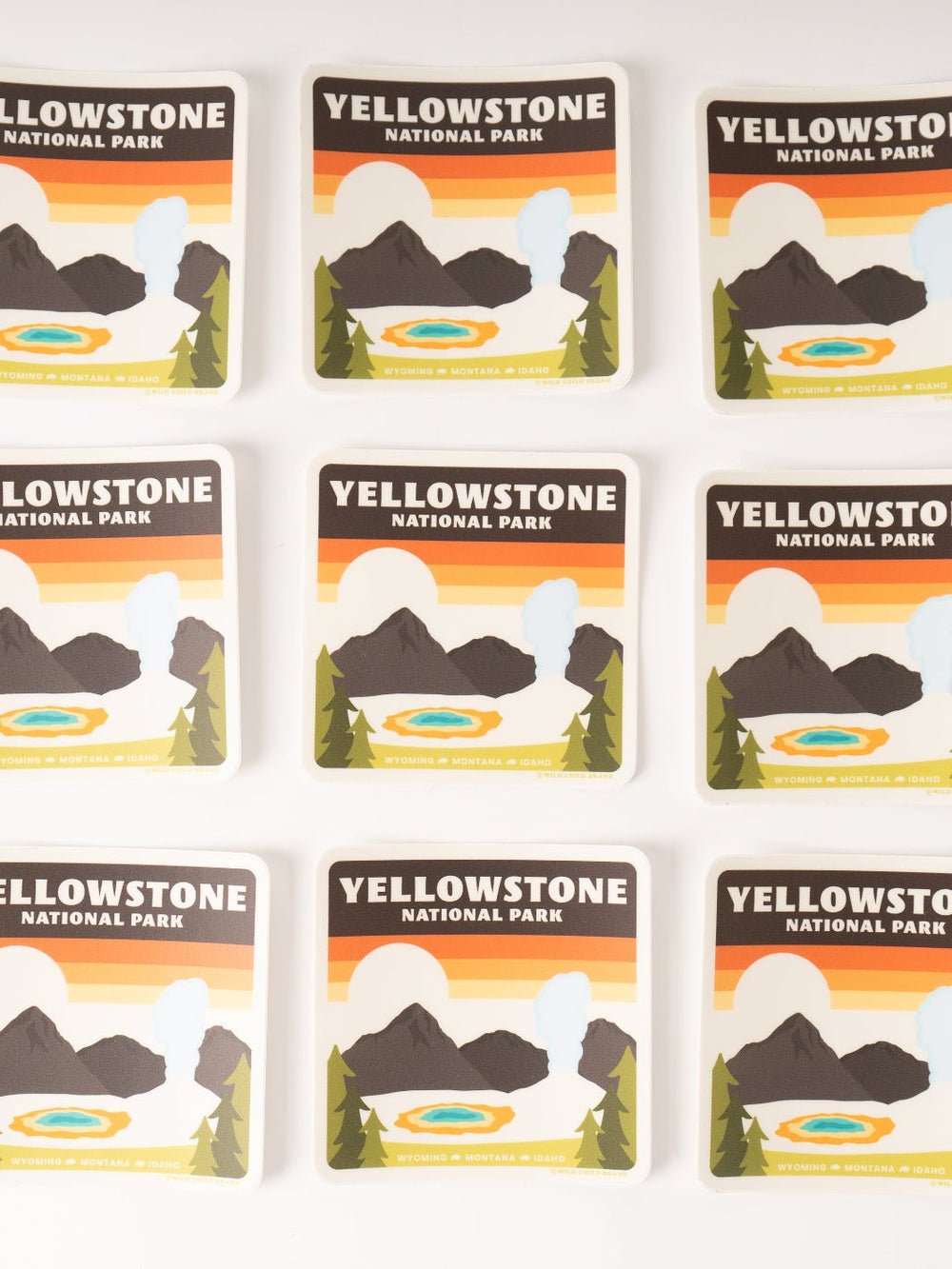 Yellowstone National Park Sticker - Heyday