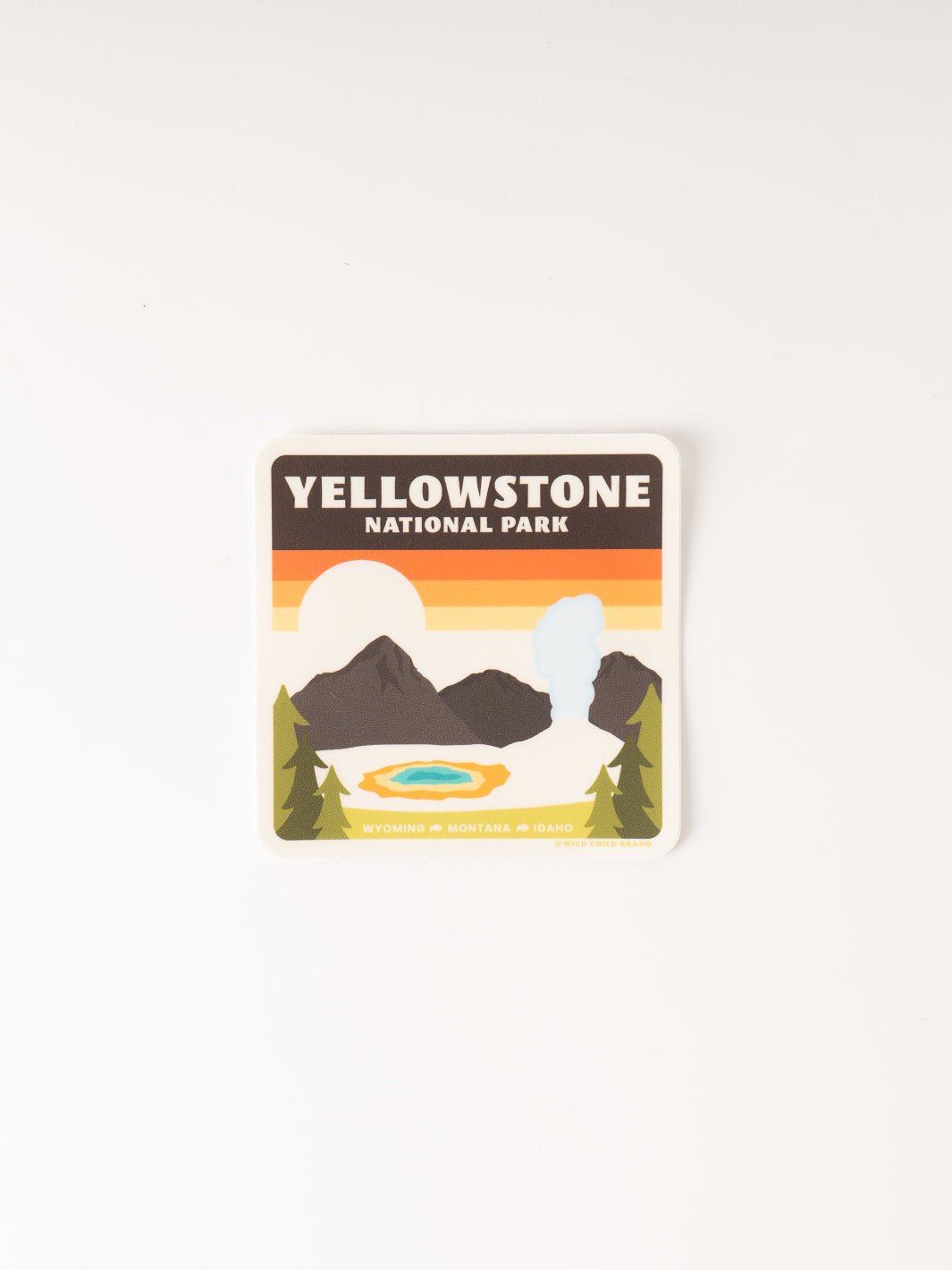 Yellowstone National Park Sticker - Heyday