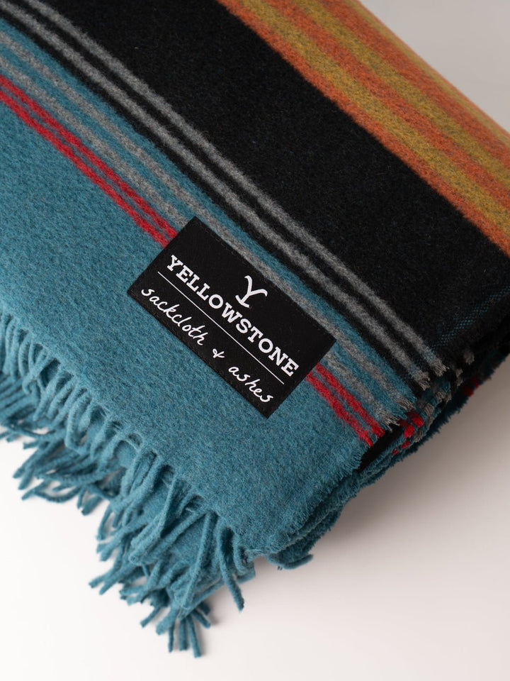 Yellowstone Teal Throw - Heyday