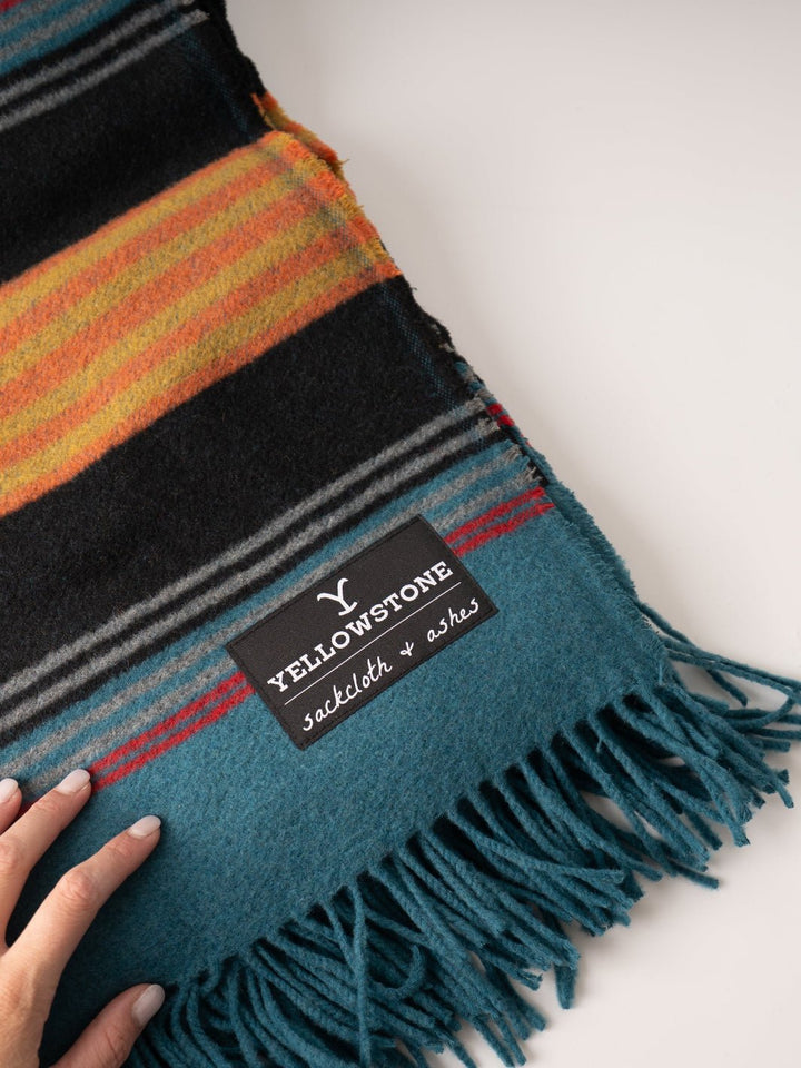 Yellowstone Teal Throw - Heyday
