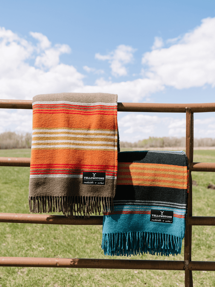 Yellowstone Teal Throw - Heyday