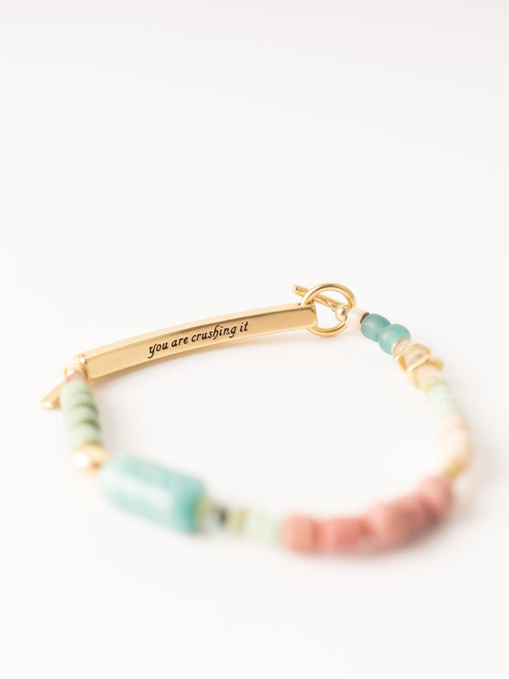 You Are Crushing It Affirmation Bracelet - Heyday