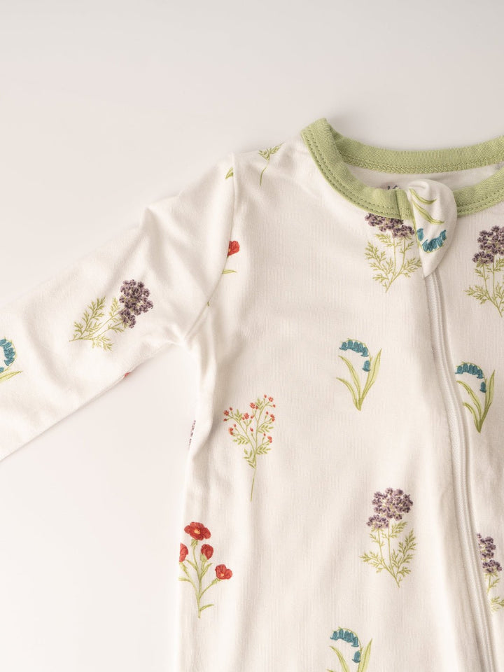 Zippered Wildflower Romper - Heyday