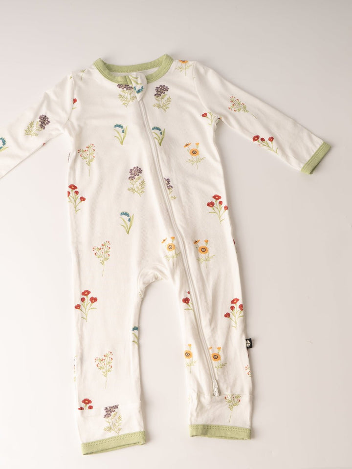 Zippered Wildflower Romper - Heyday