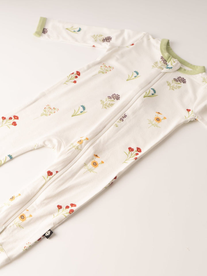 Zippered Wildflower Romper - Heyday