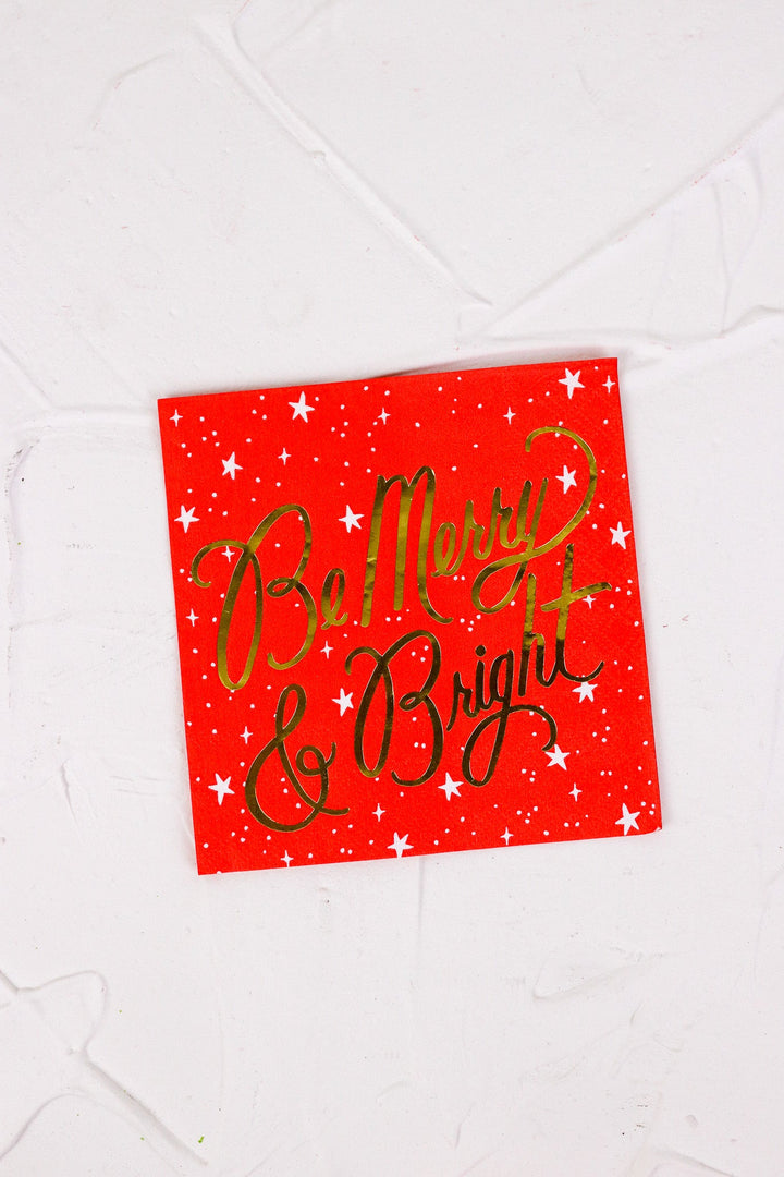 Be Merry & Bright Cocktail Napkins - Heyday