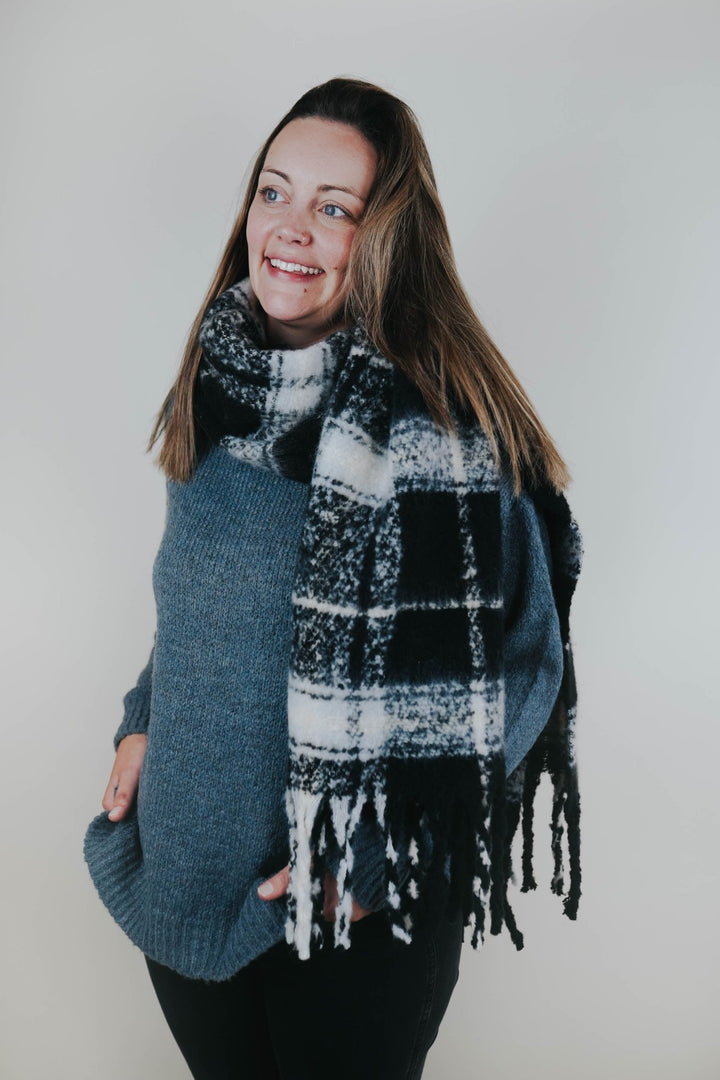 Black Paisley Scarf - Heyday