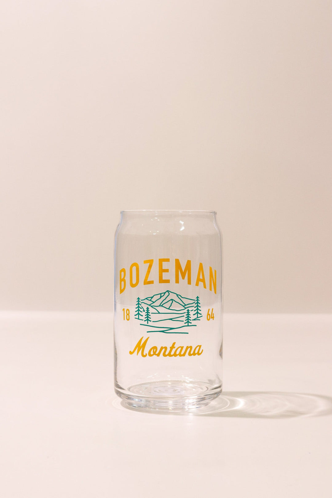 Bozeman Beer Can Glass - Heyday
