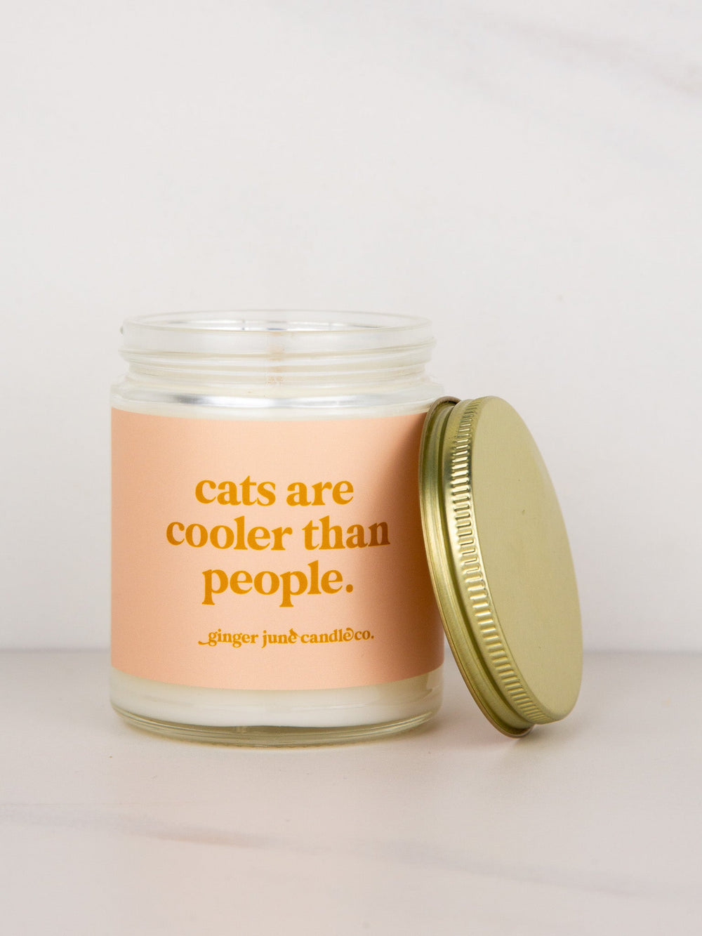 Cats Are Cooler Than People Candle - Heyday
