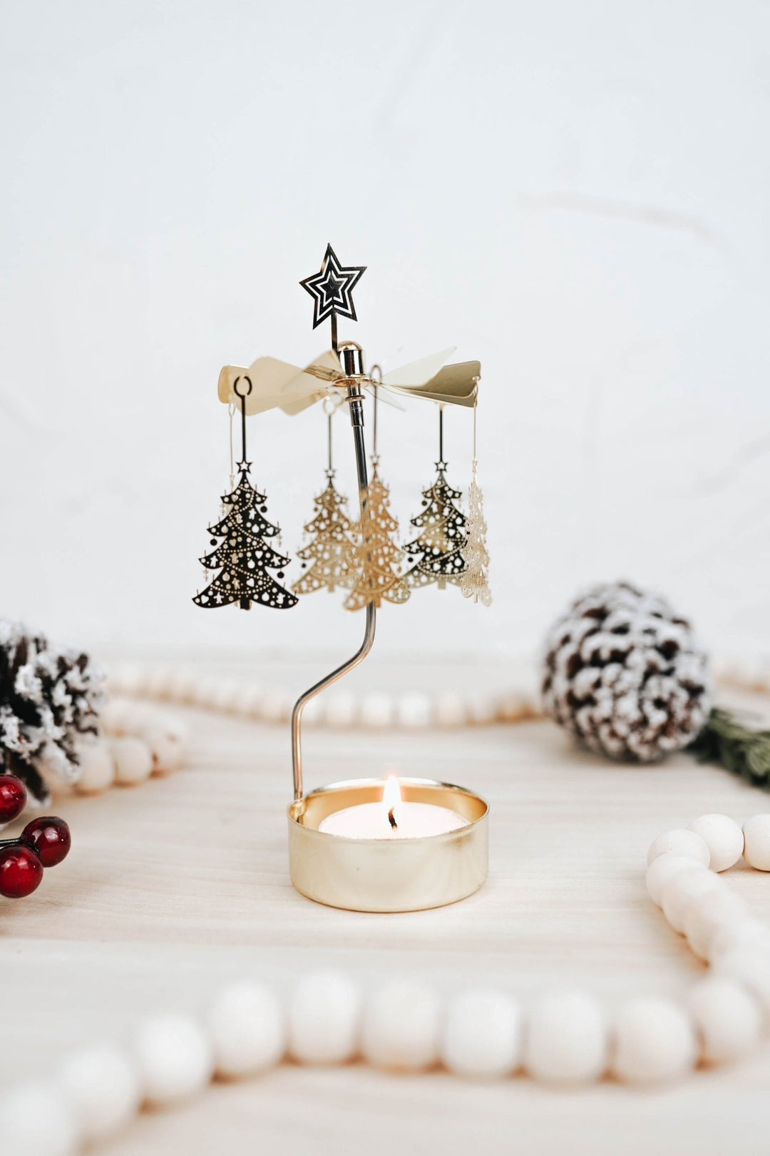 Christmas Tree Rotary Candleholder - Heyday