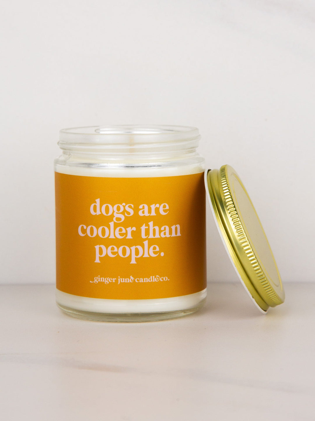 Dogs Are Cooler Than People Candle - Heyday