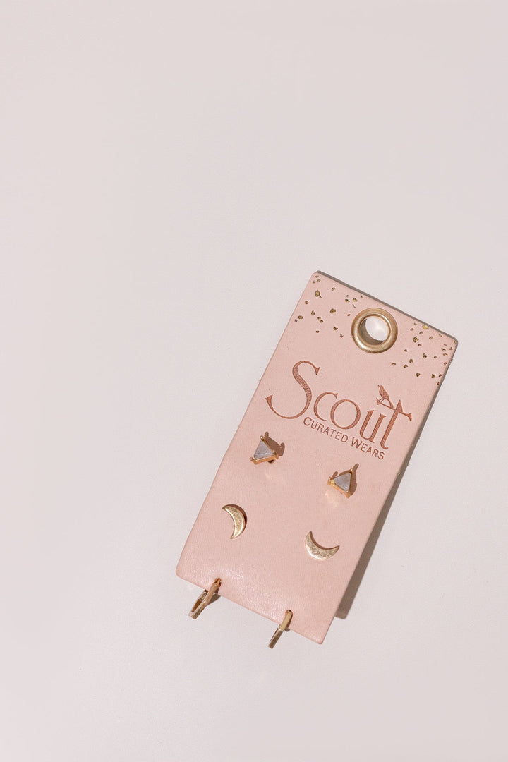 Ella Gold Earring Trio - Heyday