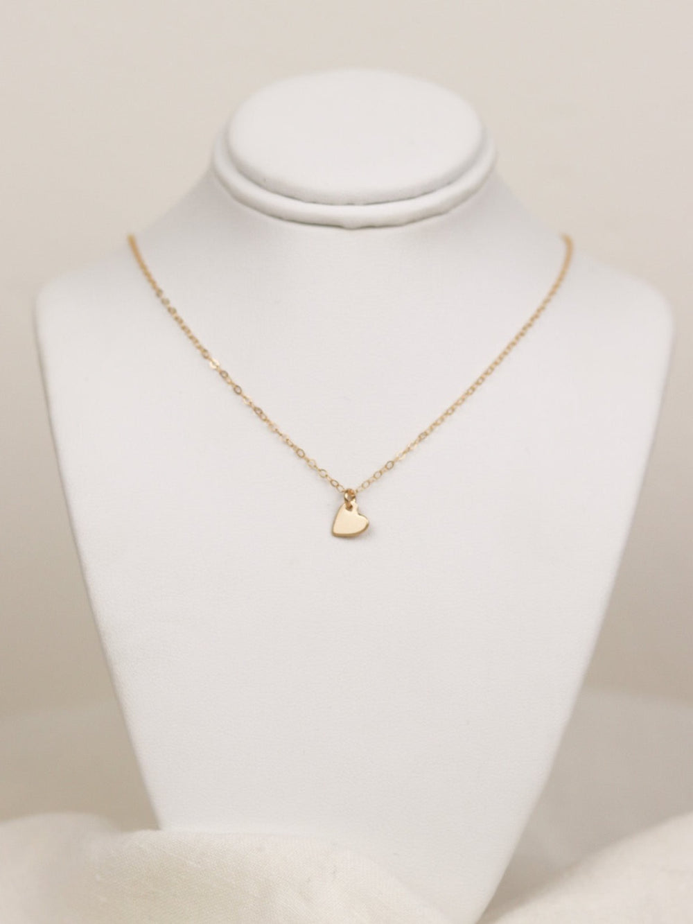 Gold Tiny Heart Necklace - Heyday