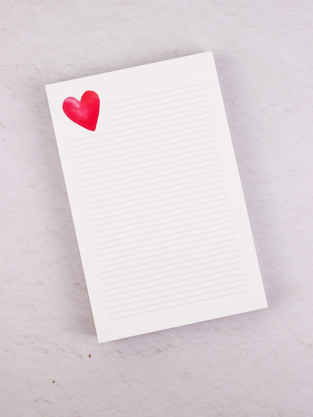 Heart Lined Notepad - Heyday