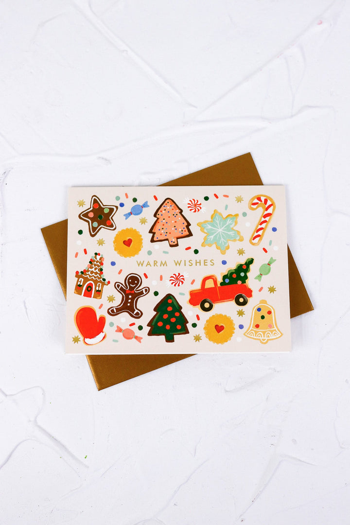 Holiday Cookies Warm Wishes Card - Heyday