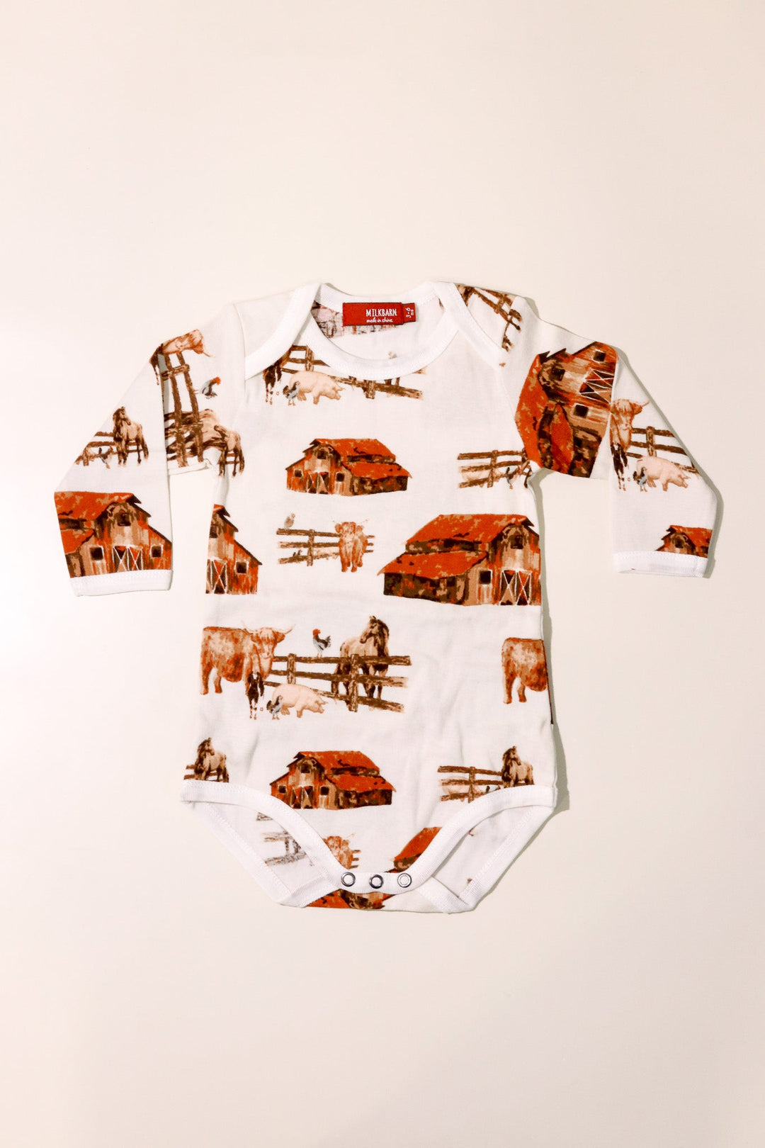 Homestead Long Sleeve Onesie - Heyday