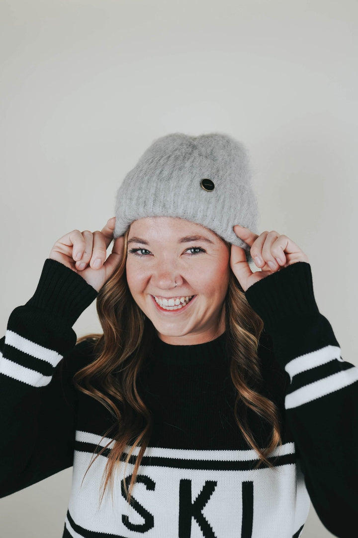 Light Grey Ester Beanie - Heyday