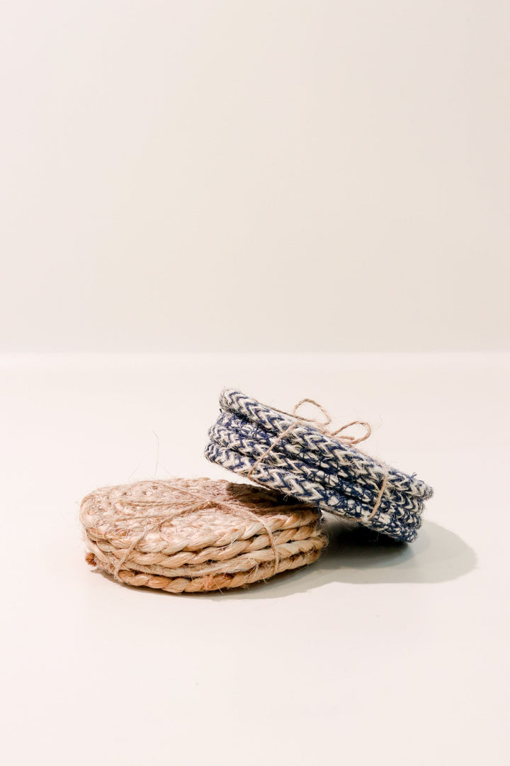 Makuri Woven Seagrass Coasters - Heyday