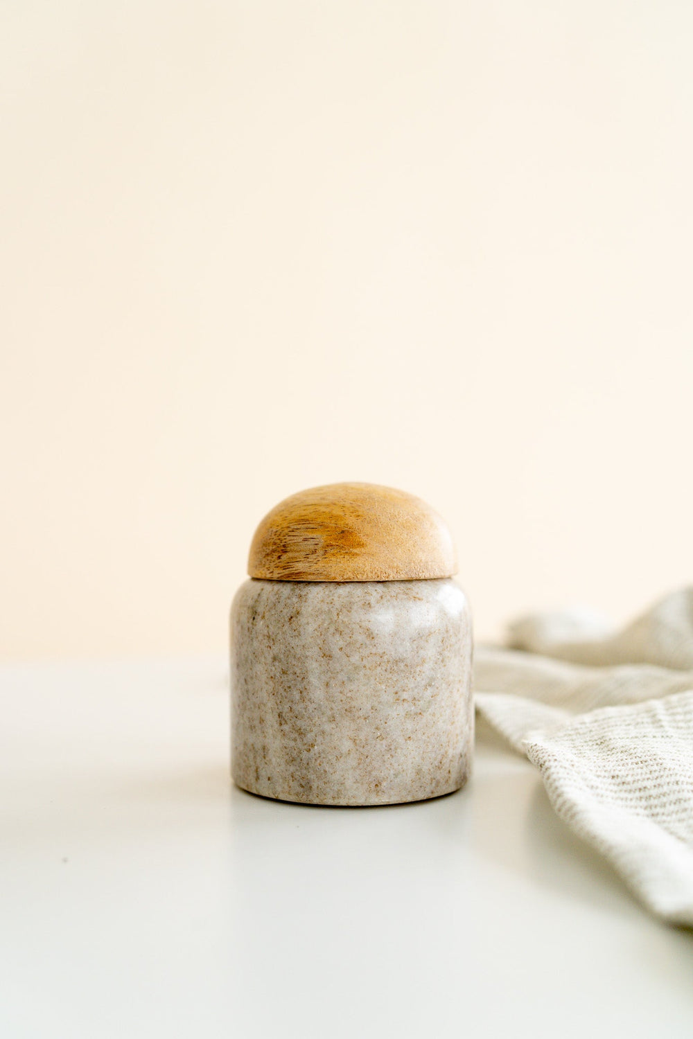 Marble + Wood Canister - Heyday