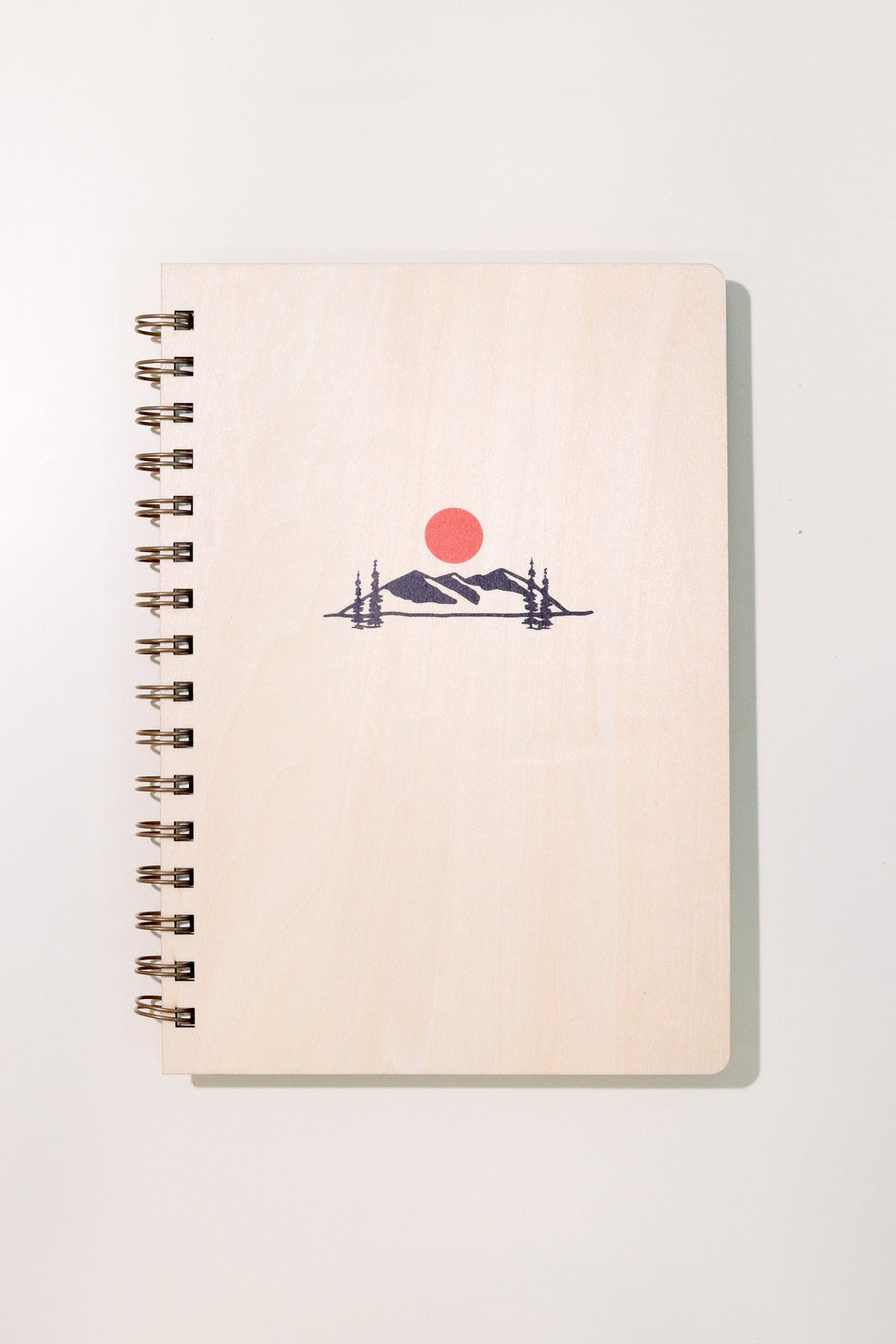Mountain Sun Wood Notebook - Heyday