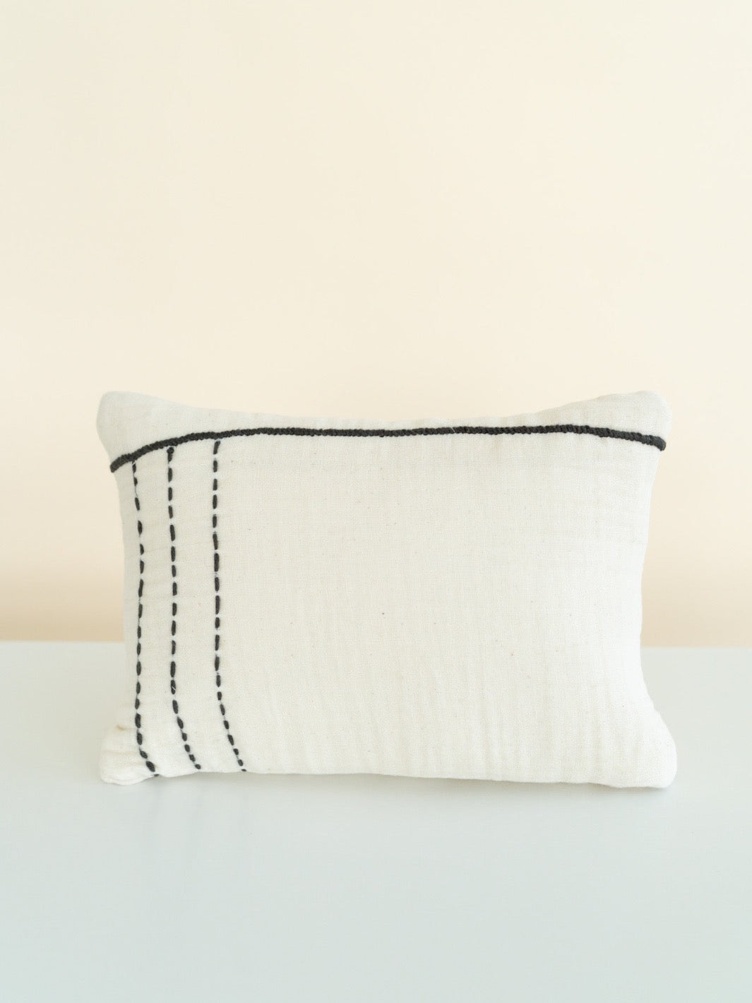 Natural Stitched Pillow - Heyday