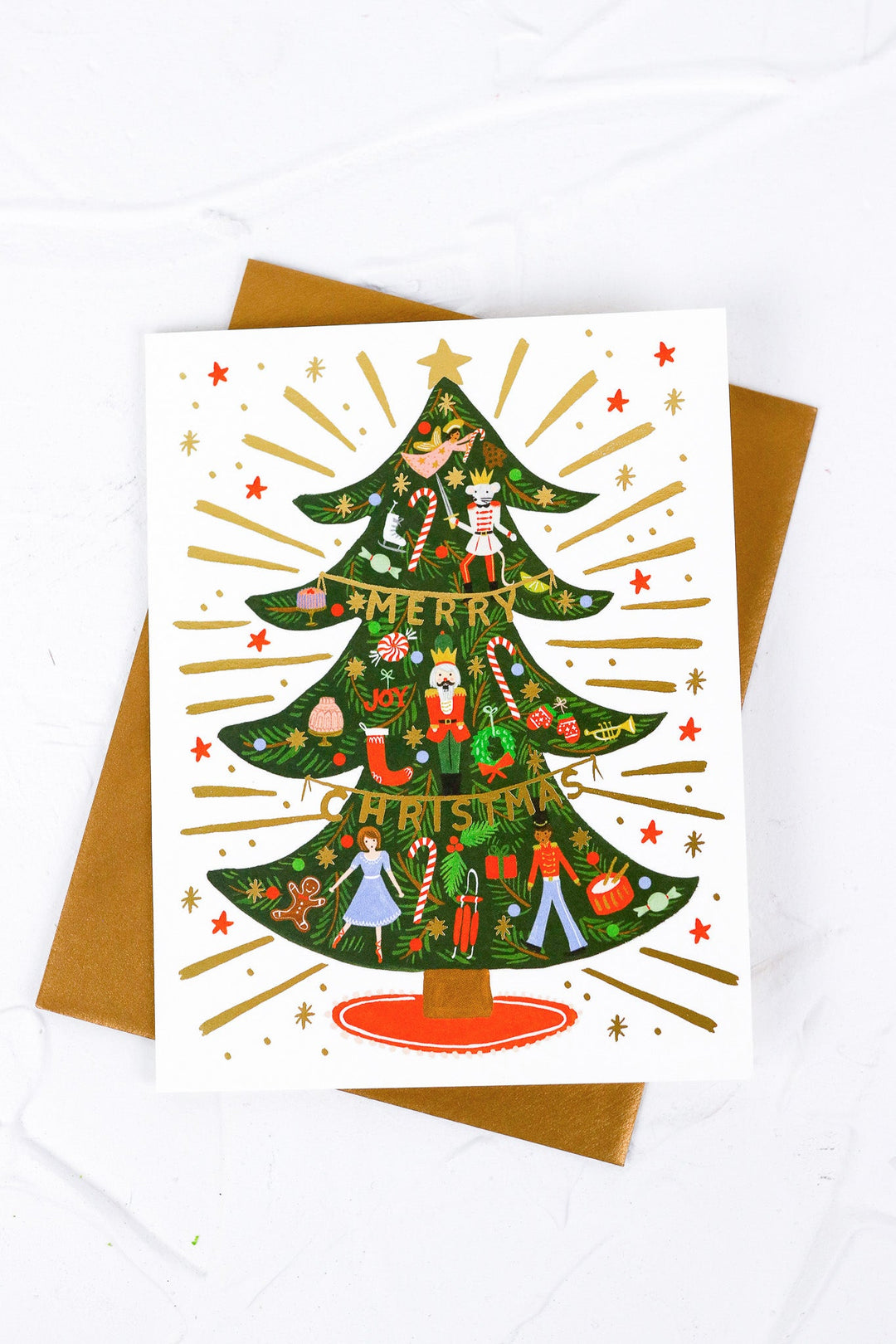 Nutcracker Tree Merry Christmas Card - Heyday