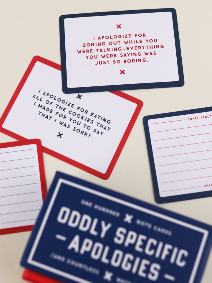 Oddly Specific Apology Cards - Heyday