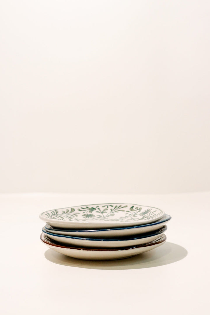 Patterned Stoneware Plate Set - Heyday