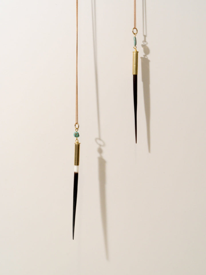 Quill + Turquoise Necklace - Heyday
