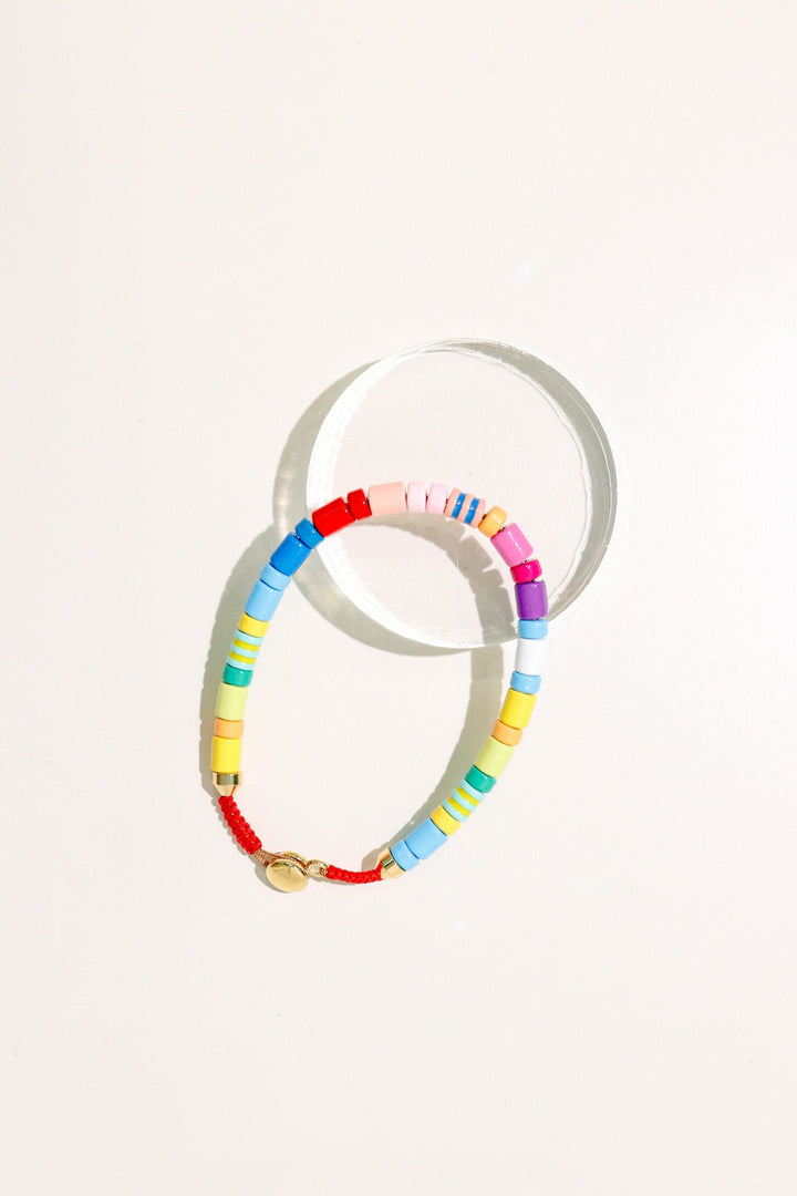 Rainbow Beaded Bracelet - Heyday