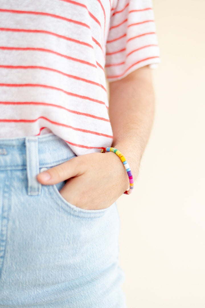 Rainbow Beaded Bracelet - Heyday