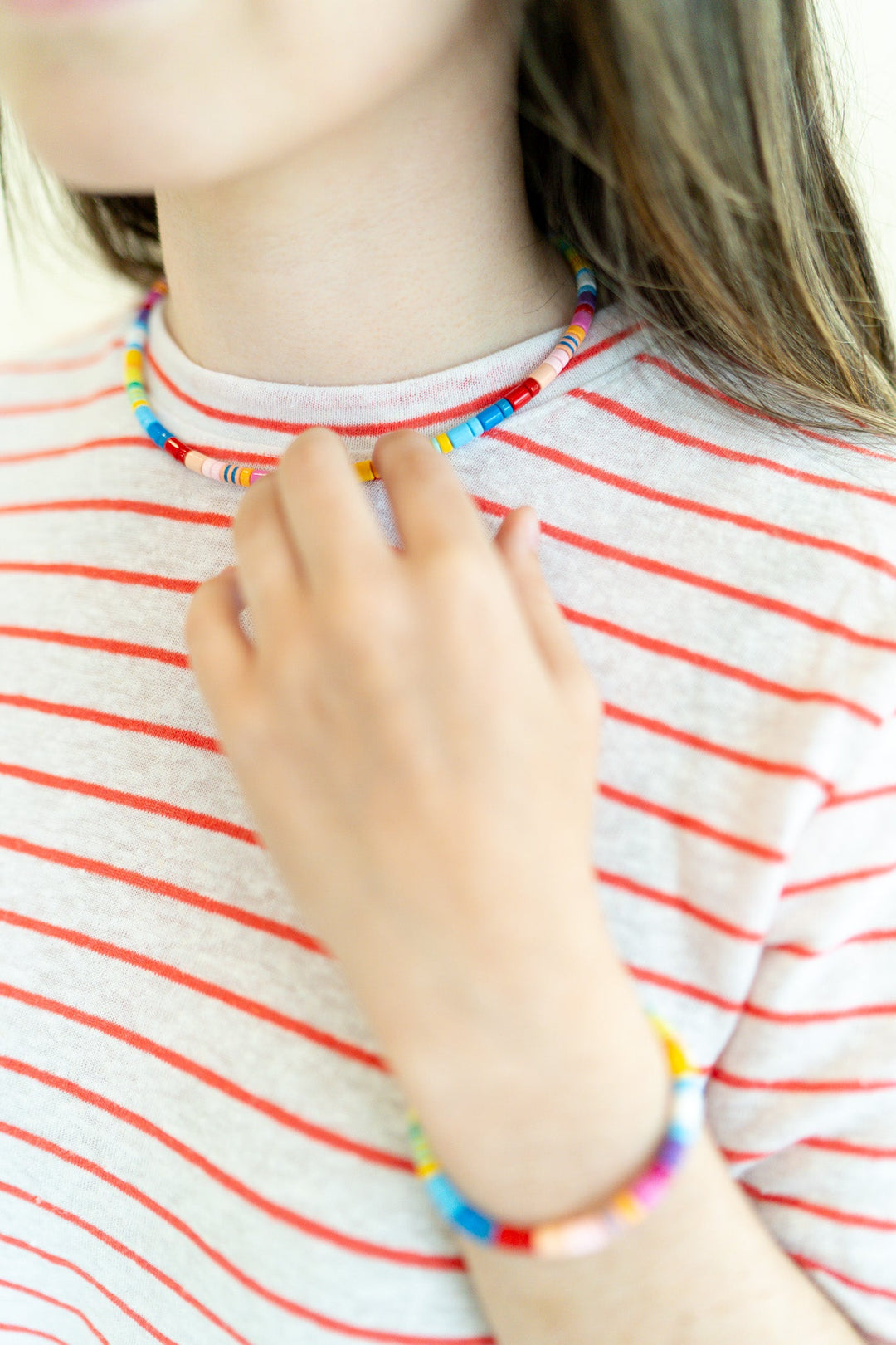 Rainbow Beaded Necklace - Heyday