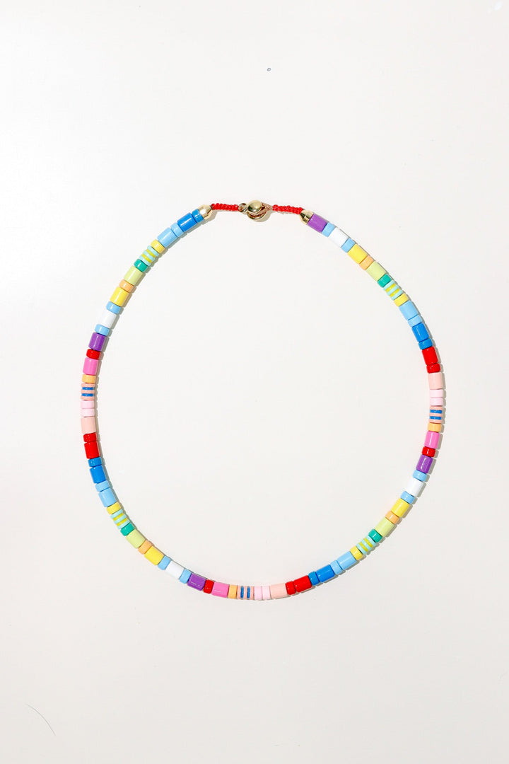 Rainbow Beaded Necklace - Heyday