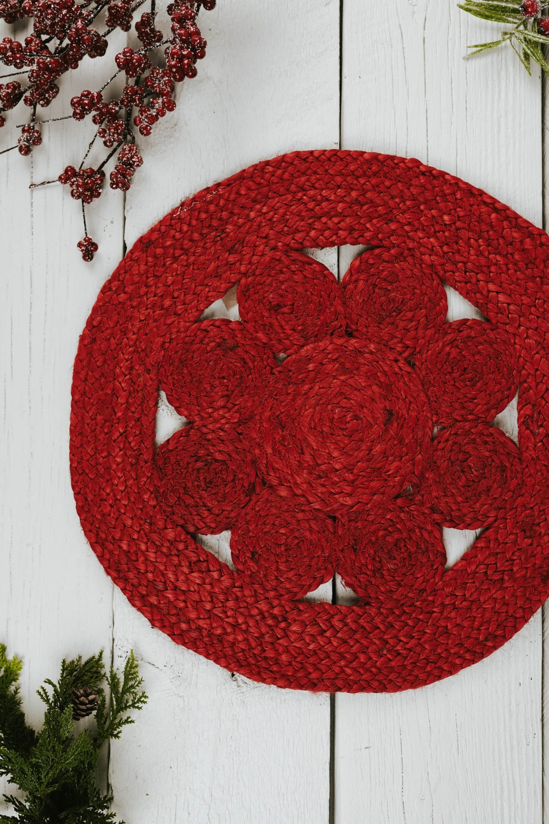 Red Jute Placemat - Heyday