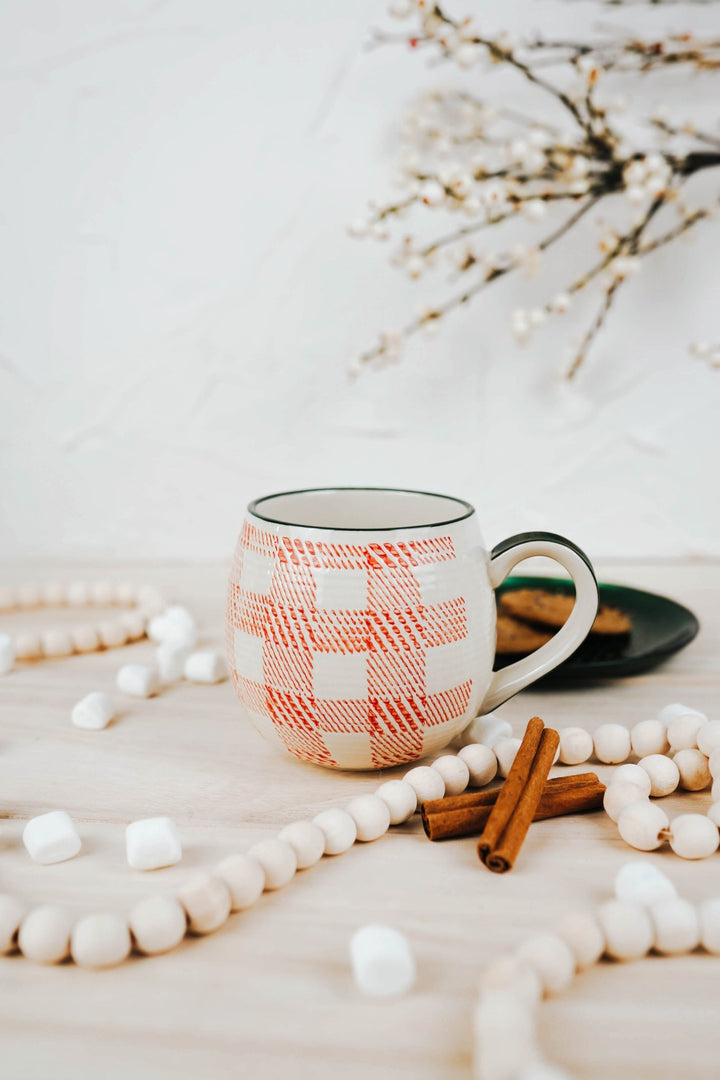 Red Plaid Mug - Heyday