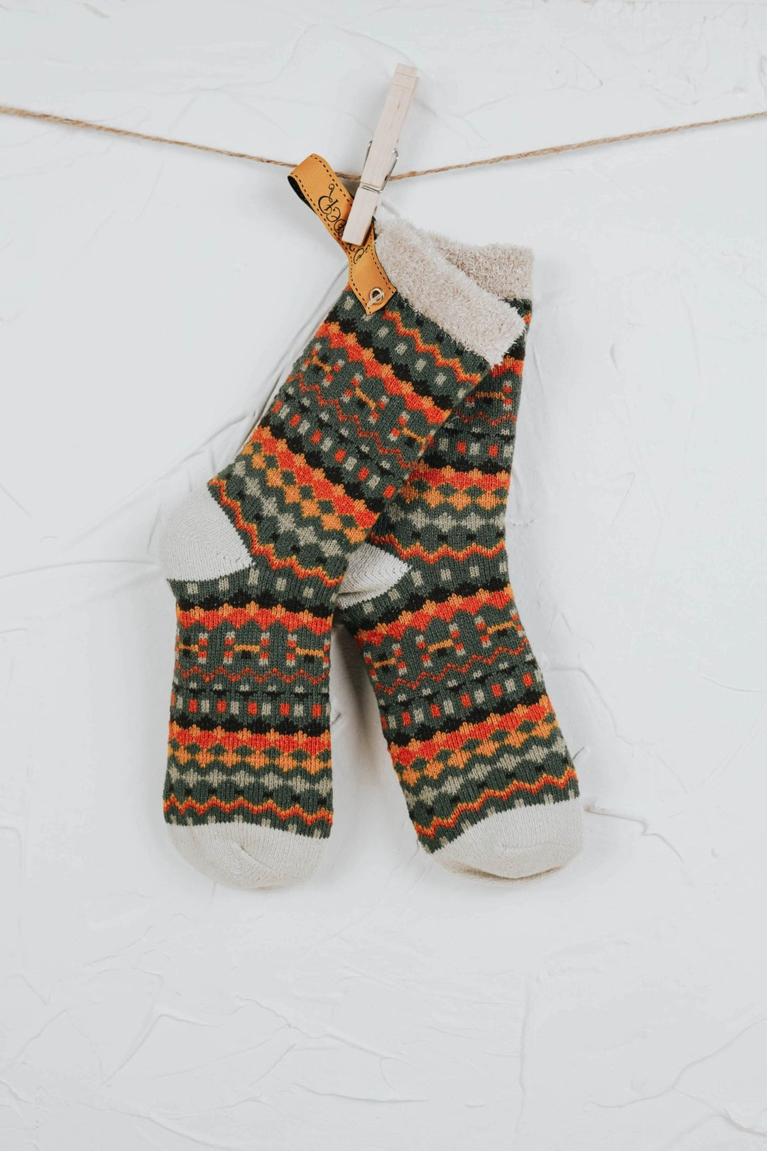 Sage Multi Stripe Socks - Heyday