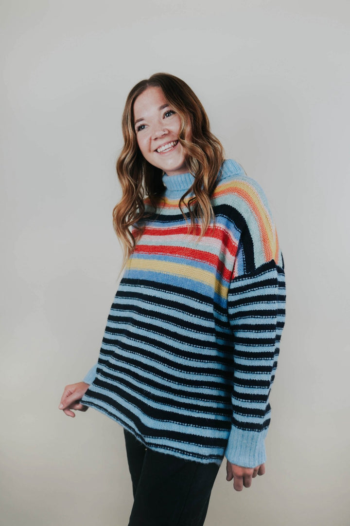 Seahappy Striped Sweater - Heyday