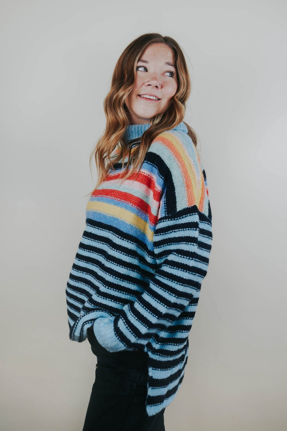 Seahappy Striped Sweater - Heyday