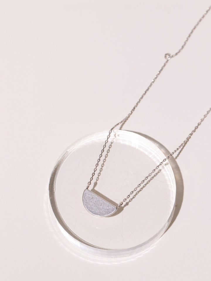 Silver Half Moon Necklace - Heyday