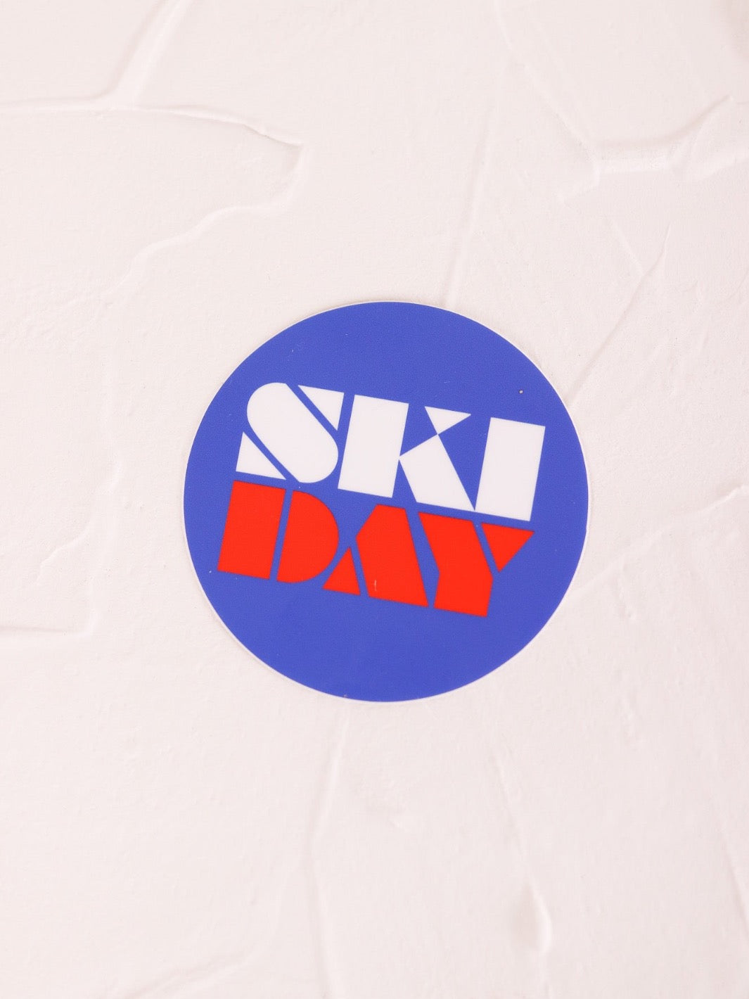 Ski Day Round Sticker - Heyday