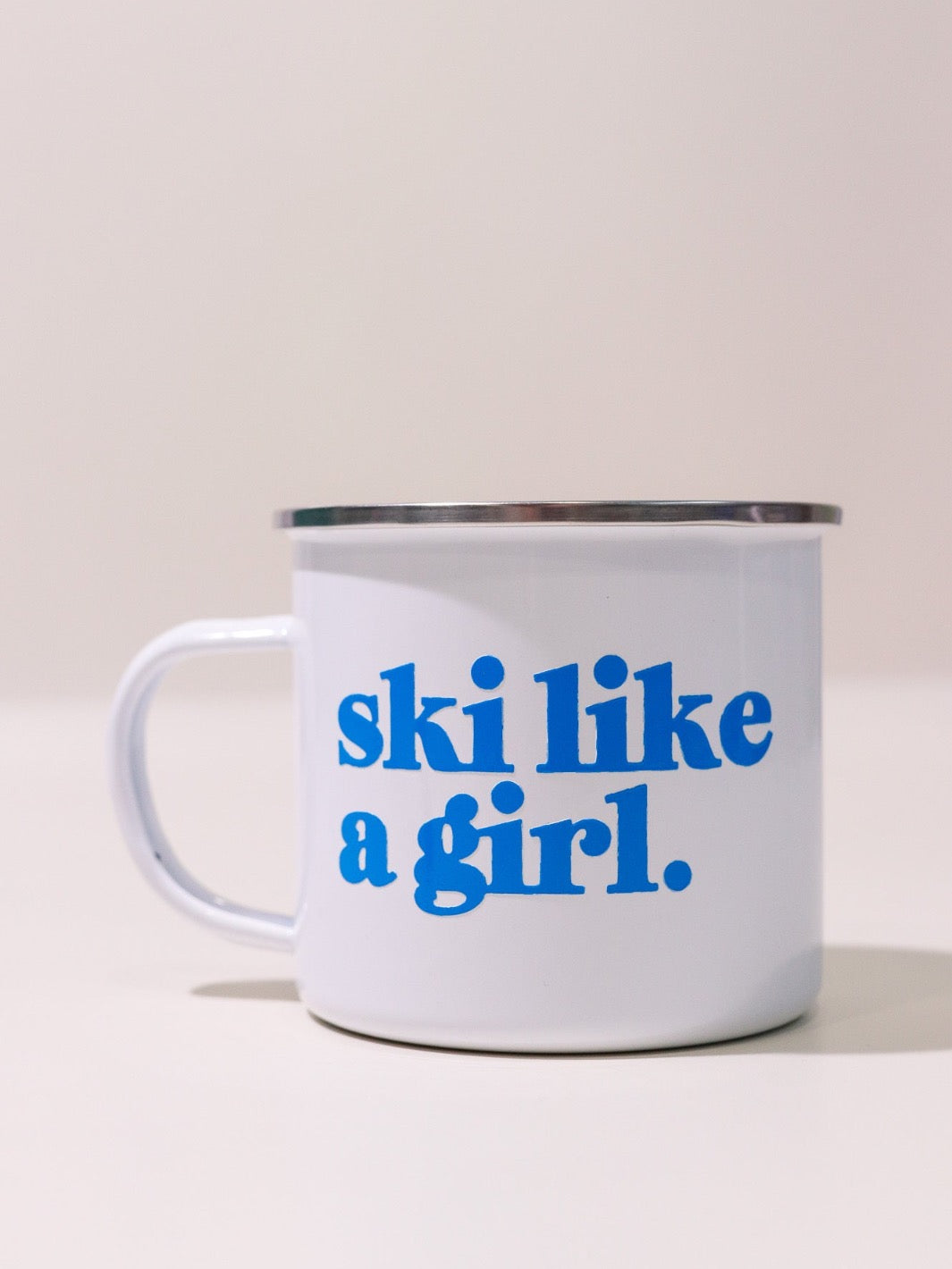 Ski Like a Girl Blue Sticker - Heyday