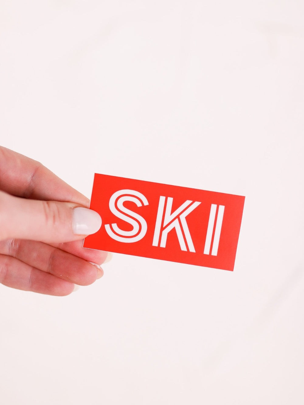 Ski Rectangle Sticker - Heyday
